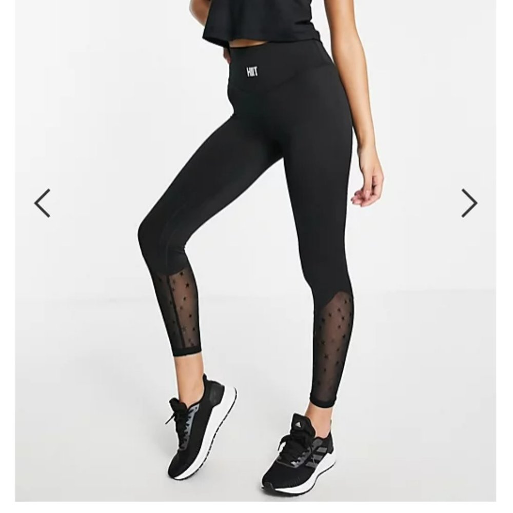 NWT HIIT star lace leggings